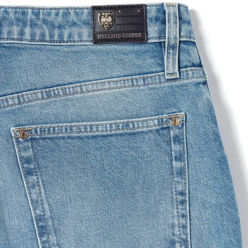 Holland Cooper High Rise Slim Jean - Vintage Indigo-5